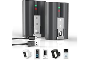 OHZHAO 2 Pack Replacement for Ring Battery 7200mAh for Ring-Doorbell 2/3/4/3plus, Stick Up Cam battery (2nd/rd Gen) and Spotlight Camera, Rechargeable Upgraded Lithium Li-ion High Capacity Camera Battery