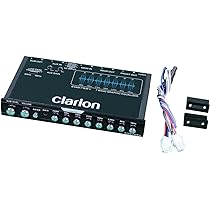 CLARION EQS755V 7 bandas de áudio automotivo tamanho 1/2 DIN