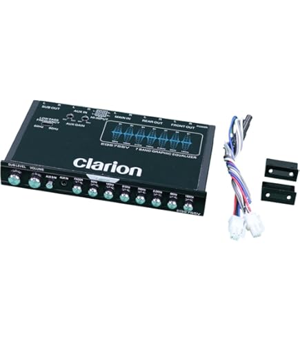Audiobahn AEX350, 30-Band Equalizer Crossover / Line Driver, Incl