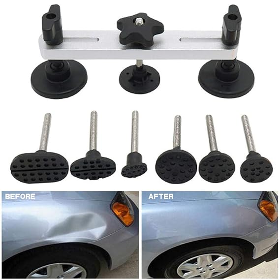 Abzieherset Auto Dent Saugnapf Abzieher Reparatur Werkzeug Paintless Puller Brücke Car Karosserie Hagel Dellenentfernung Remo
