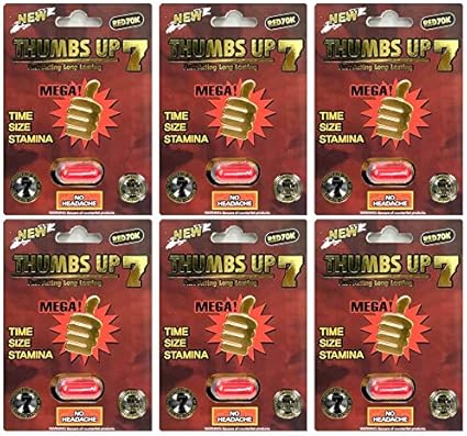 Amazon Com Thumbs Up 7 70k 6pills Red Male Enhancing Natural