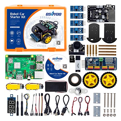 OSOYOO Robot Car Kit Starter Learning Kit for Raspberry Pi 3B B+ Zero Android/iOS APP WiFi Wireless Webcam 1280x720 Megapiexl (with Raspberry Pi 3B+ Board) - Thumbnail 7
