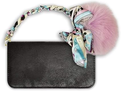 Amazon Sslink Dm 01k Disney Mobile On Docomo 手帳型 スマホ ケース ブラック ベルトなし レザー リボン スカーフ ストラップ 付き ファー ポンポン ビンテージ ヴィンテージ Puレザー 合皮 手帳型ケース カバー ケース カバー 通販