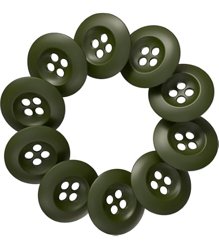 Rothco BDU Buttons - 100 Count Bag - Black, OD Green, Khaki Tan Mix - Replacement Buttons