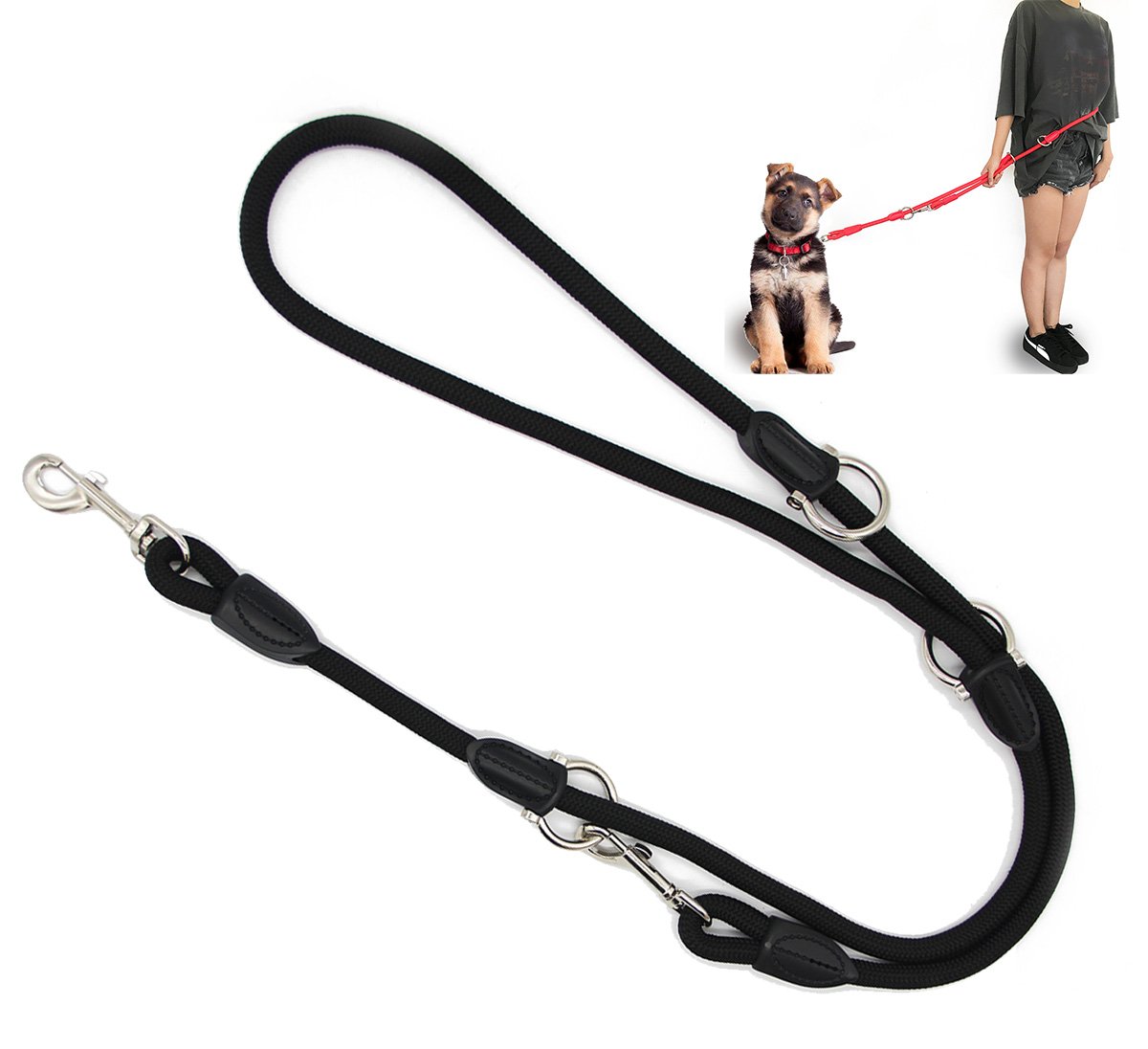 BPS Strap Dog Pets Adjustable Strap Multi-Position Dog Medium Large 2 Dimension Several Colors to Choose M/L