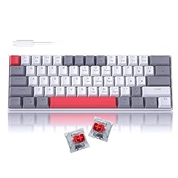 60% Mechanical Gaming Keyboard,Mixed Color Keycaps