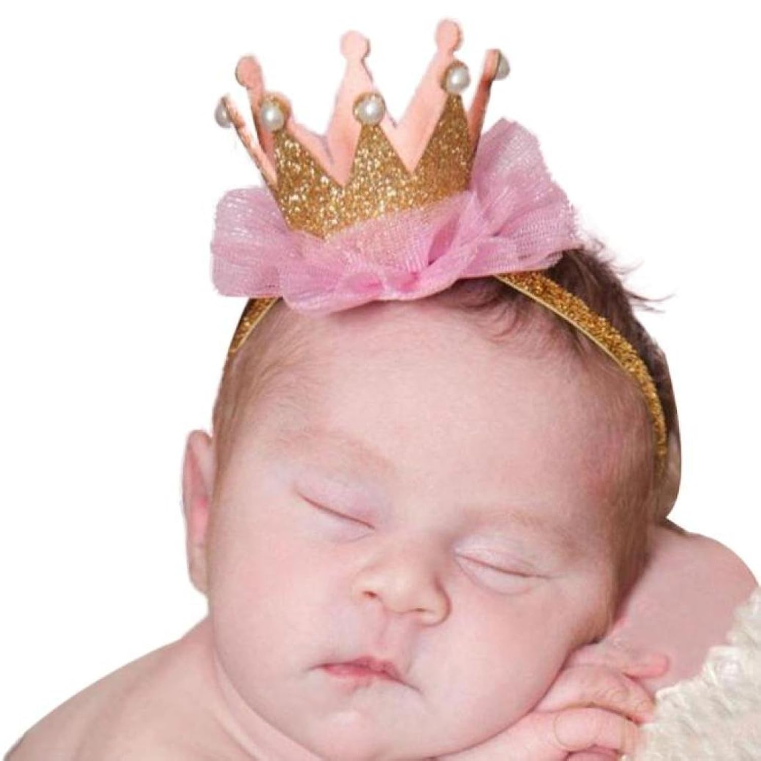 Amazoncom Baby Birthday Crown Headwear Misaky Hairband Baby