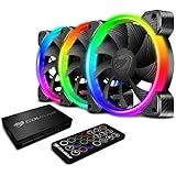 Cougar Hydraulic Vortex CF-V12SET-RGB HPB 120 mm Cooling Kit with Tri-Directional Lighting and Remote Control (3 Pack)