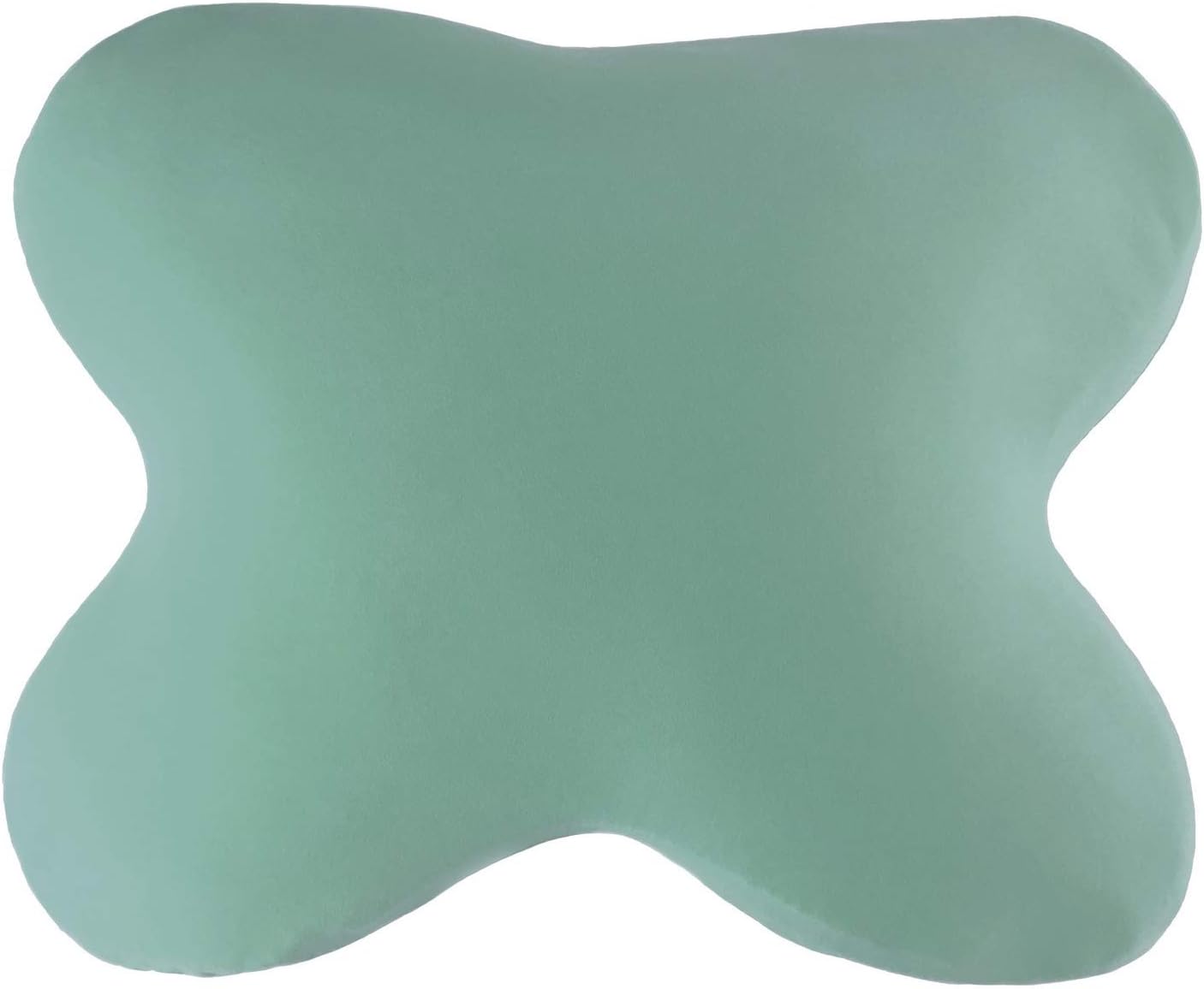 EddaLux Cover for Tempur Ombracio Cushion, Stomach Sleeper Pillow, Cushion Cover for Butterfly Pillow with Branded Zip, 100% Cotton, Lagoon, 54 x 48 cm