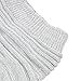 Sandistore Unisex Knit Baggy Beanie Beret Winter Warm Oversized Ski Cap Hat (Grey)
