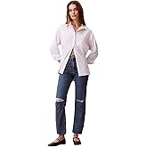 Calvin Klein Women's High Rise Straight Fit Jeans