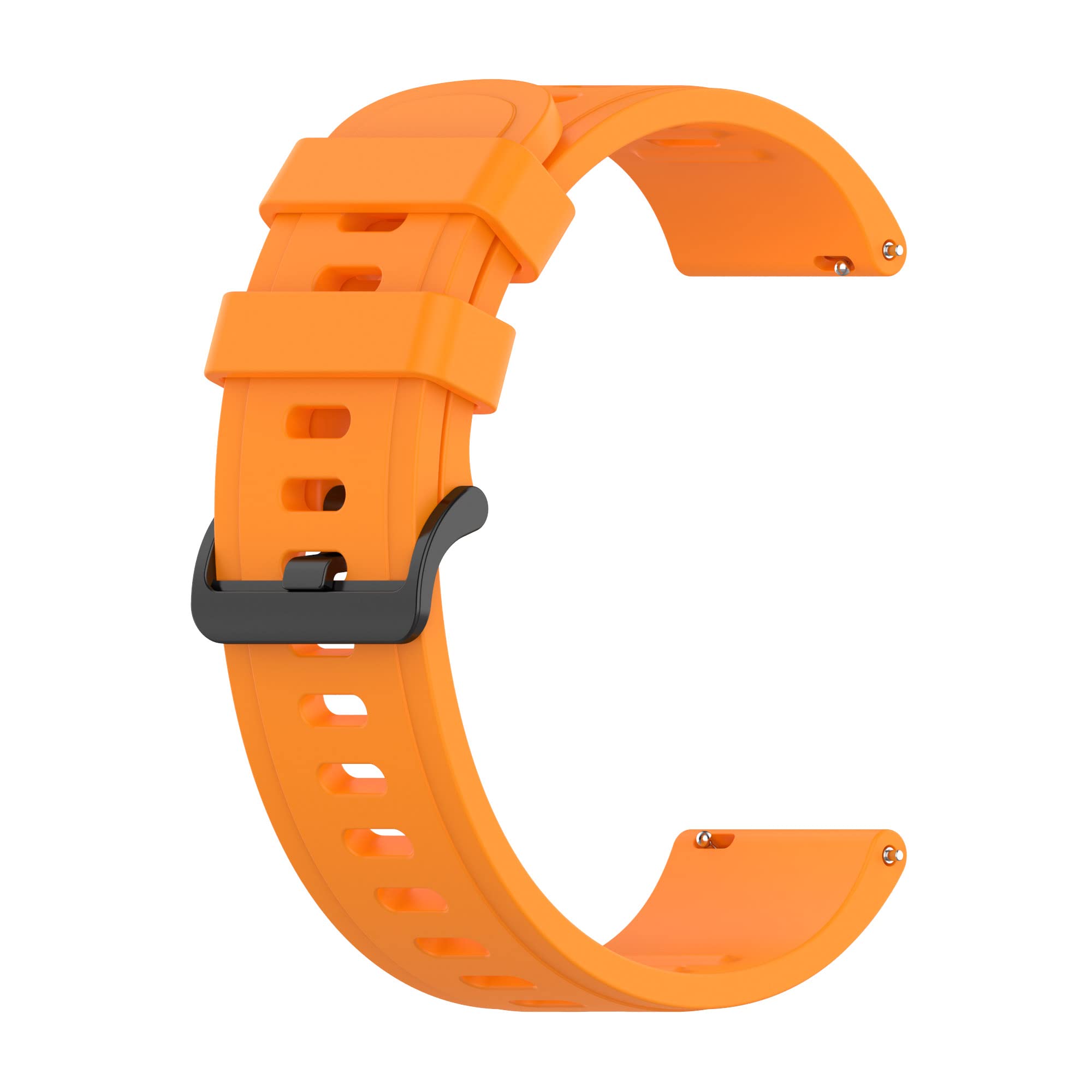 Tiggo Watch Strap Compatible for xiaomi watch S1 active,Silicone Wristband Adjustable Replacement Sport Strap, Watch Strap Wristband for xiaomi watch s1 active/xiaomi watch S1/watch color (orange)