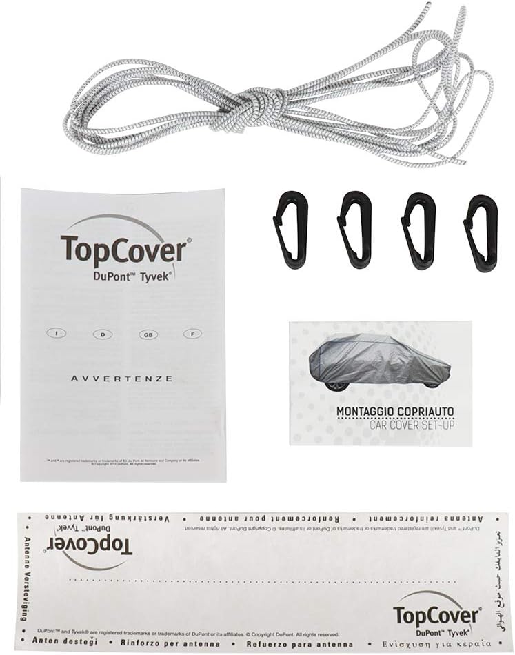 CORA 000136434 Topcover Silver Tyvek Breathable Car Cover, Model FM5 - Image 4