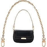 BEIQIYA Pearl Purse Double Chain, Stainless Steel Handbag Straps