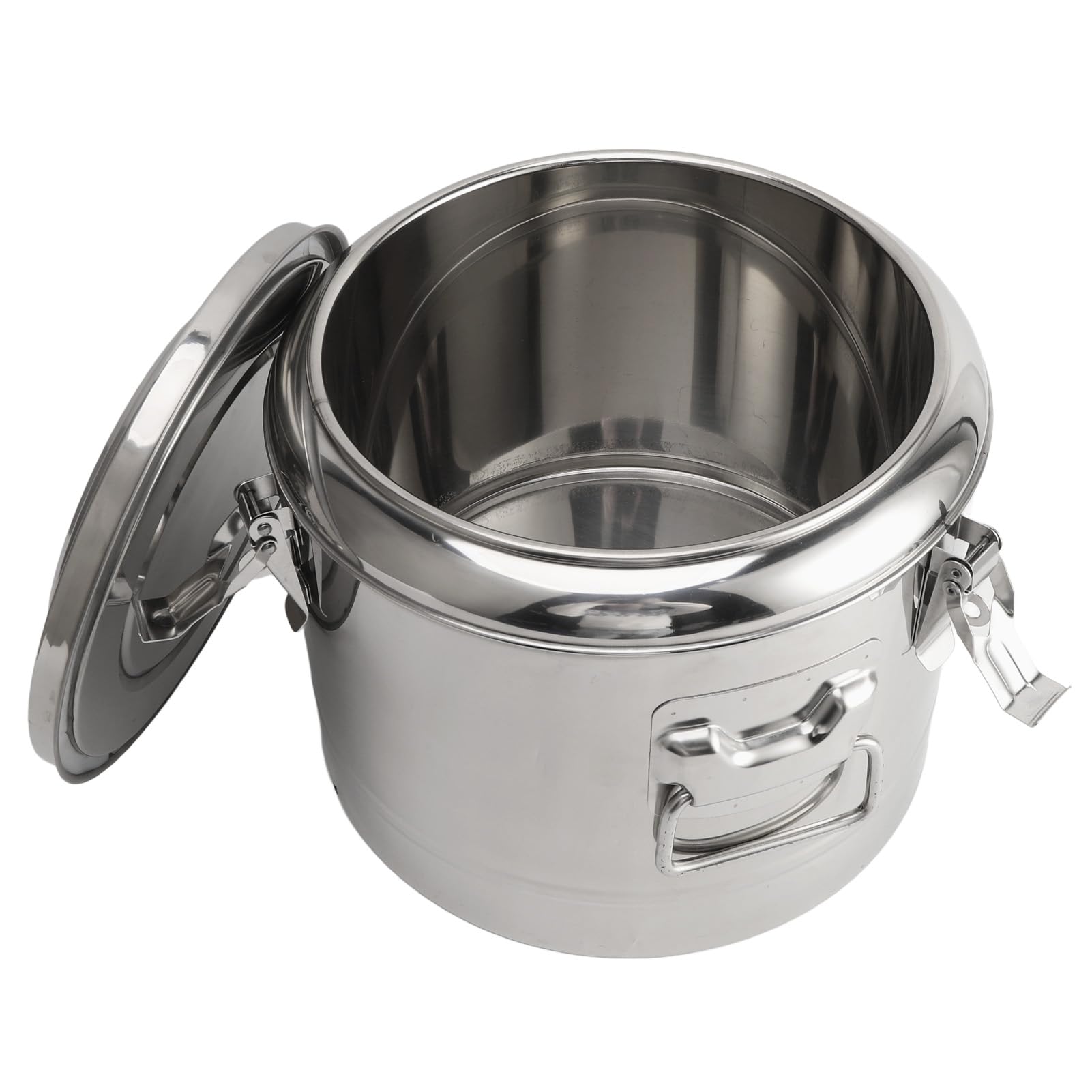 Photo 1 of Insulated Beverage Dispenser, Large Capacity Stainless Steel Water Dispenser Hot Drink Dispenser Milk Can Milk Pail Milk Bucket for Rice, Hot Water, Herbal Tea, Soup (30L)