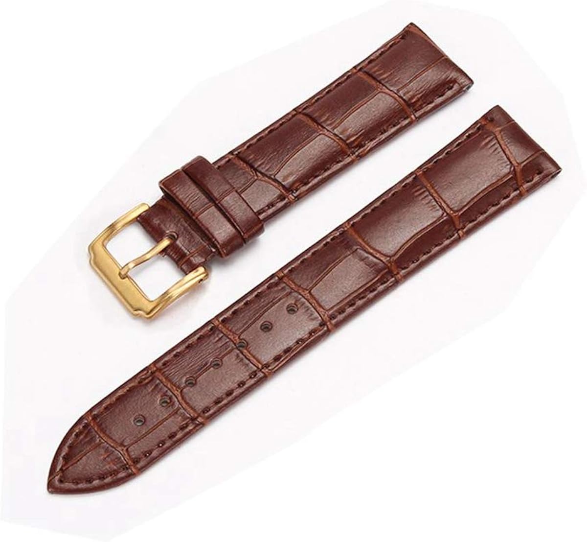 Leather Watchband for Men Women Replacement Leather Watch Strap 1222mm