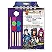 Make It Real - Disney Descendants Watercolor Small. Disney Inspired Water Coloring Book for Girls. Includes Evie Watercolor Sketchbook, Paint Brushes, Watercolor Paints, Stencils, Stickers, and More