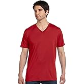 Bella + Canvas Unisex Jersey Short-Sleeve V-Neck T-Shirt 2XL CANVAS RED