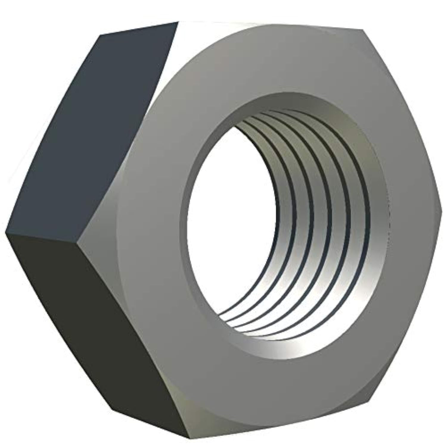 M3 Nut (Pack of 25) Zinc Plated Alloy Steel Hexagon Nuts for Bolt – Metal Metalic with Coarse Thread - Accorting to Standard DIN EN 24032 DIN934 3mm