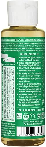 Dr. Bronner's Almond Pure-Castile Liquid Soap 946ml Organic Oils view 2