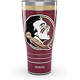 Tervis Traveler Florida State Seminoles - MVP Triple Insulated Tumbler Travel Cup Keeps Drinks Cold & Hot, 30oz, Stainless Steel
