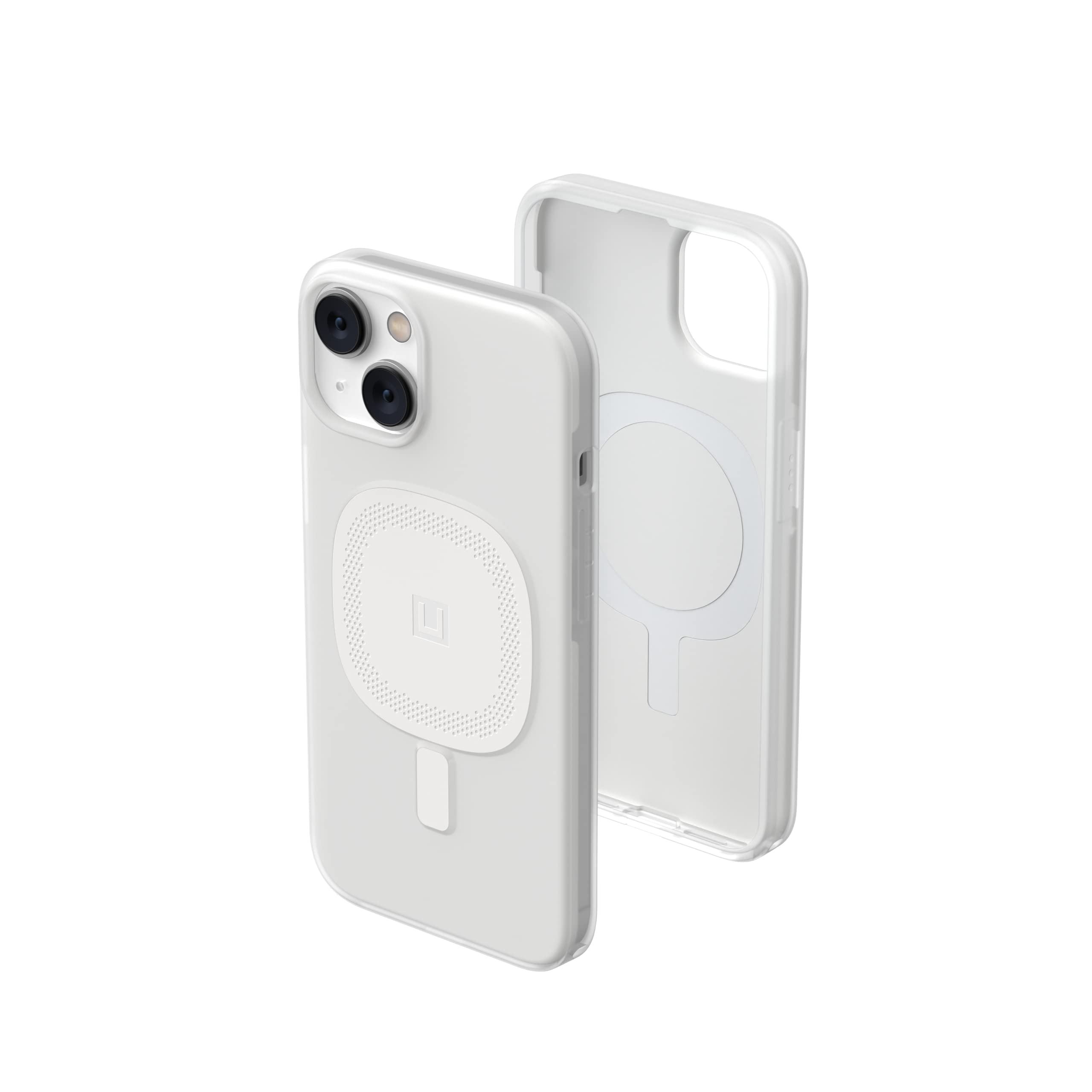 URBAN ARMOR GEAR [U] by UAG Designed for iPhone 14 Case White Marshmallow 6.1" Lucent 2.0 Built-in Magnet Compatible with MagSafe Charging Slim Lightweight Opaque Protective Cover — image 1