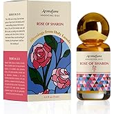 Rose of Sharon Anointing Oil 9ml (0.3 fl oz.)| Blessings from The Holy Lands | Blessed from Jerusalem | Biblical Spices | Christian Gifts | Holy Oil for Prayer and Protection