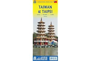 Taiwan and Taipei Travel Reference Map 1:386k/1:16k - 2025 EDI