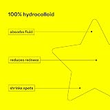 Starface Hydro-Star Yellow Hydrocolloid Pimple Patches 96 ct view 5