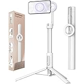 KraftGeek Magnetic Selfie Stick Tripod for iPhone, 64” Phone Tripod for Magsafe, Travel Tripod Stand with Remote for Cell Pho
