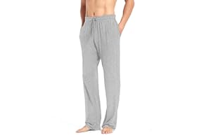 Idtswch 32/34/36/38 Long Inseam Men's Tall Extra Long Pajama Pants,Lounge Jogger Yoga Pants,Sleepwear with Pockets for Men