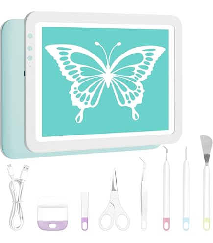 iVyne Complete Set Rechargeable A4 Light Pad, Vinyl Weeding Tools