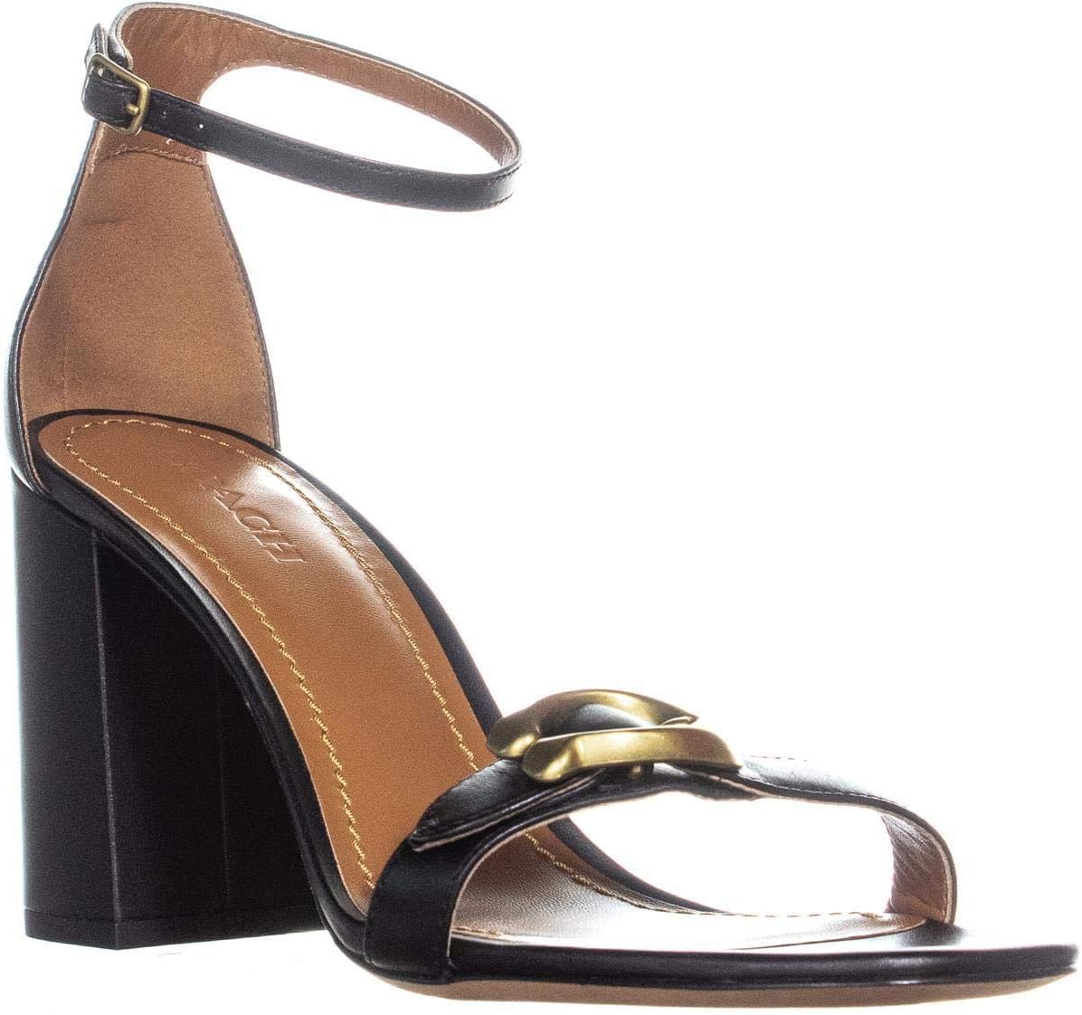 Coach Women's Maya 85mm Sandal with Signature Buckle