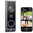 eufy Security Video Doorbell E340,No Subscription,Dual Cameras,2K FHD,Head-to-Toe View, Doorbell Camera Wireless & Wired, Col