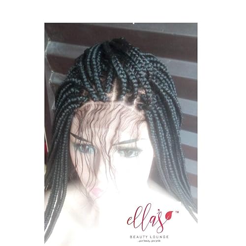 Amazon Com Box Braids Wig Senegalese Twist Faux Locs Braided Wigs