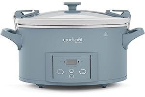 Crock-Pot Design Series 7-Quart Programmable Slow Cooker, Morning Haze Blue