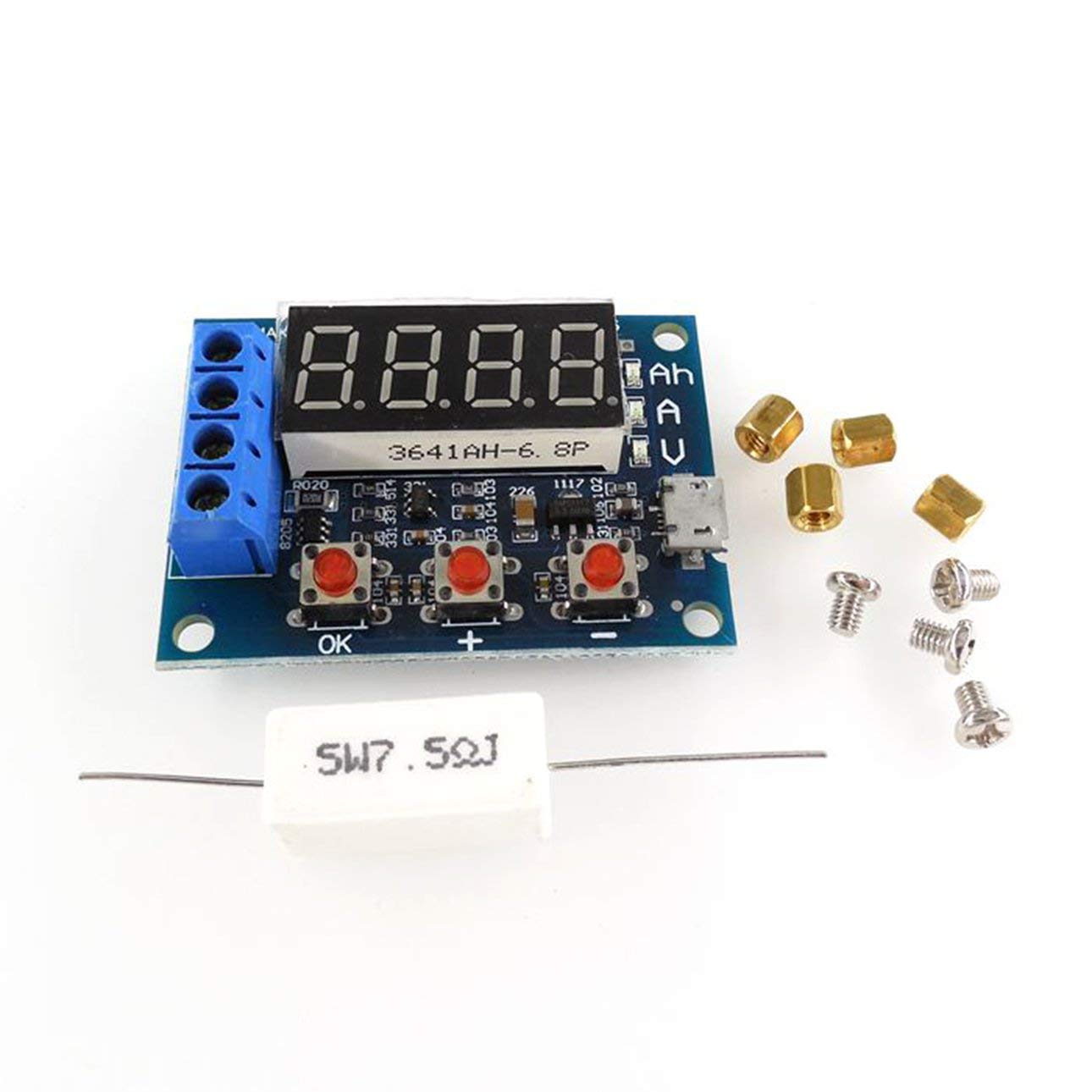 Battery Capacity Tester Module Led LiIon Lithium 18650 Amazon.in