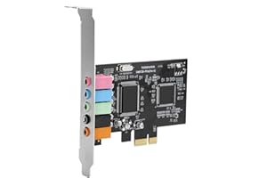 Channel Sound Card Chip Module,Pcie 5.1 Channel Sound Card 6 Channel Audio Card CMI8738 Chip with CD Accessories
