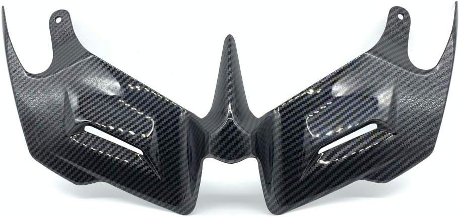 ABS Plastic Front Aerodynamic Winglets Windshield Fairing Wing for YZF R3 R25 2014-2018 MotoGP Style (carbon color)