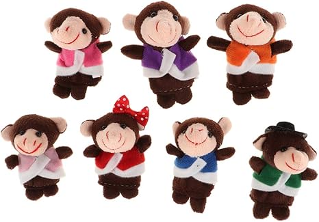 5 little monkey puppets