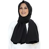Lina & Lily Opaque Medina Silk Hijab Women's Head Scarf Shawl Wrap