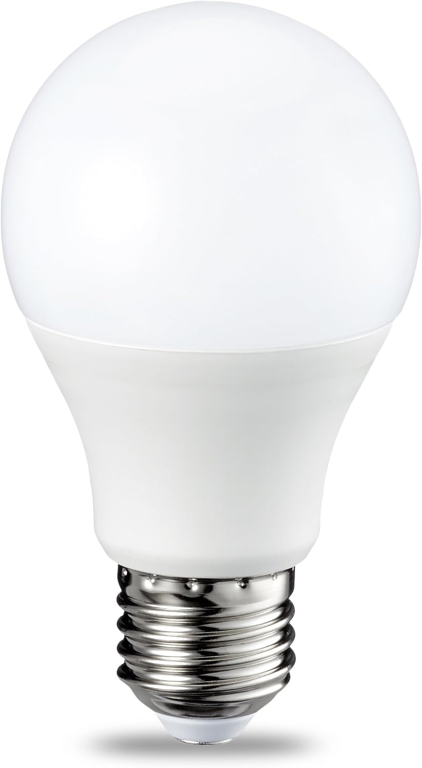 Amazon Basics LED E27 Edison Screw Bulb, 8.5 W (Equivalent to 60W), CRI80, Warm White, Dimmable - Pack of 2 - Image 3