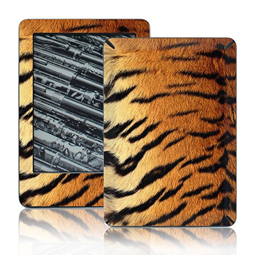 TaylorHe Vinyl Skins for 2014 Latest Kindle with Touch Ultra-slim Perfect Fit Made in Britain Colourful Decal With Patterns Tiger Print