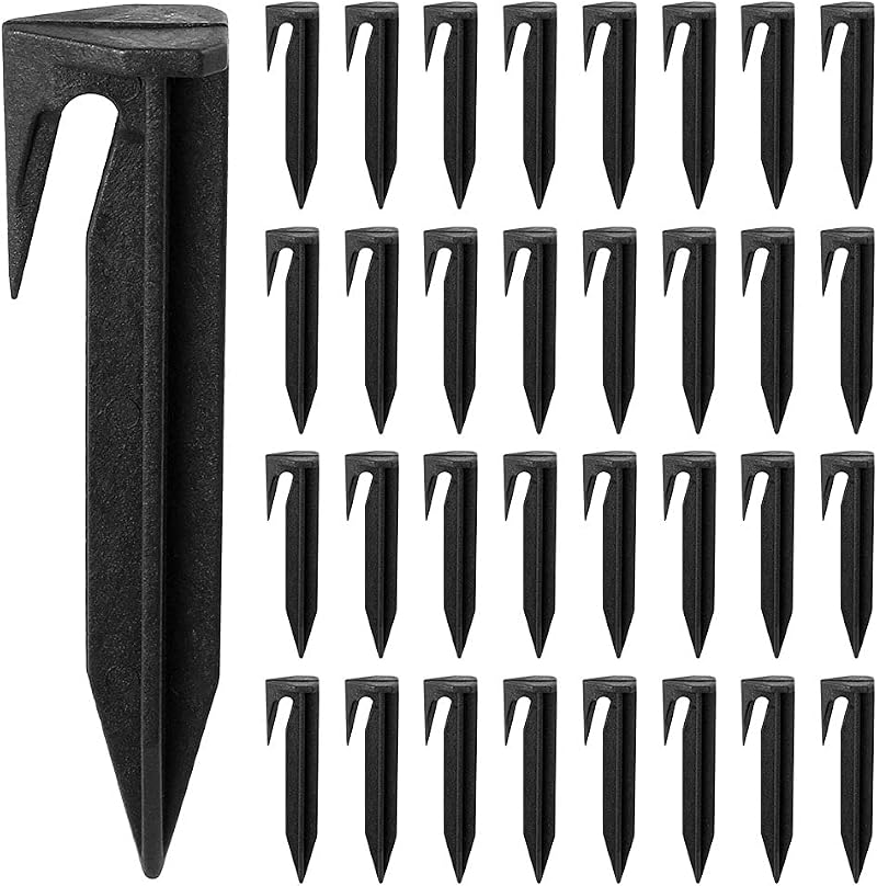 Ghopy 100Pcs Ground Pegs for Robotic Lawnmower Boundary Cables