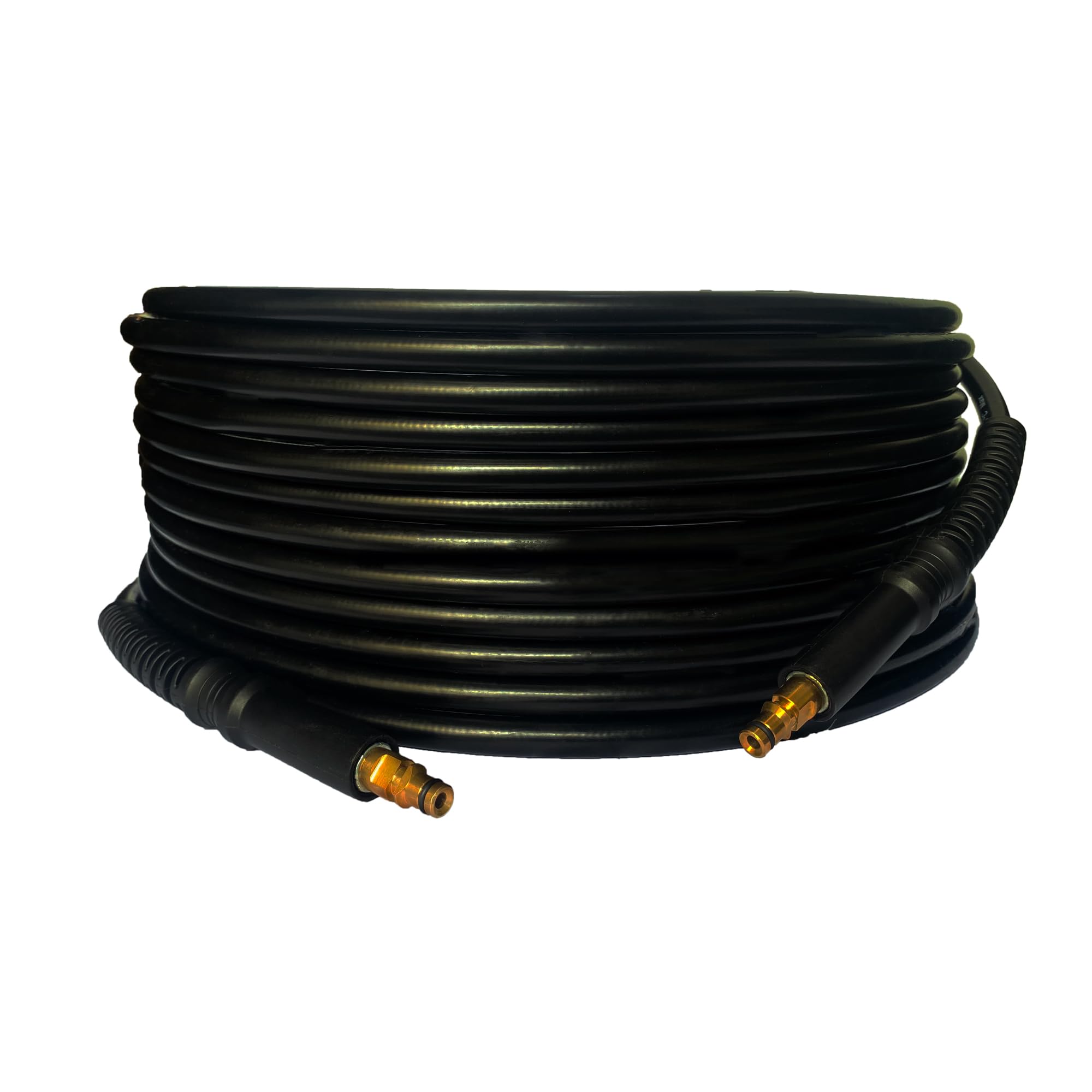 TurboSpray 15m/49ft High Pressure Washer Hose - Compatible with Kärcher Pressure Washers K Series Jet Wash Hose with Click Type Plug Quick Connector- Karcher Pressure Washer Accessories