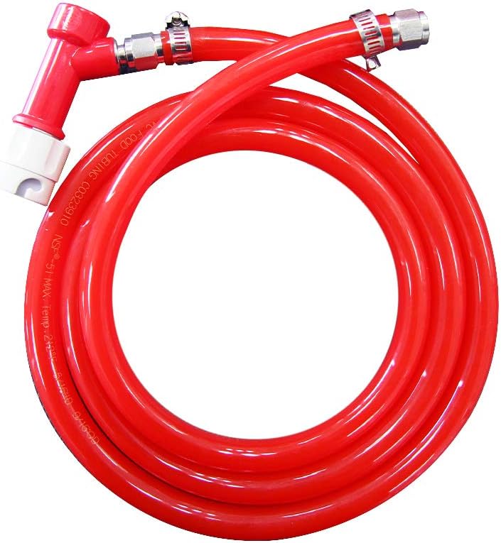PERA 5/16" pin lock line assembly, MFL liquid disconnect with 5ft gas line for home brewing