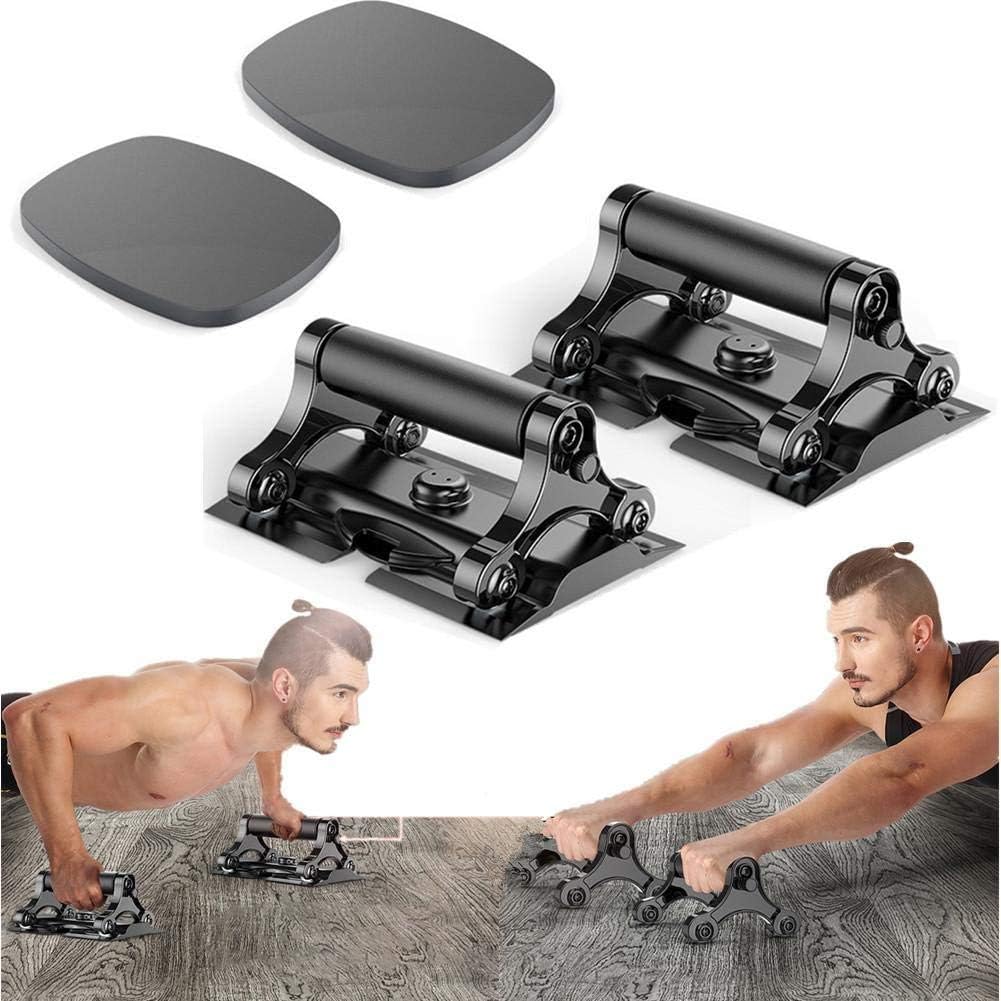 VIM 2 en 1 Mango Bomba Culturismo y Rueda Abdominal, Rueda de