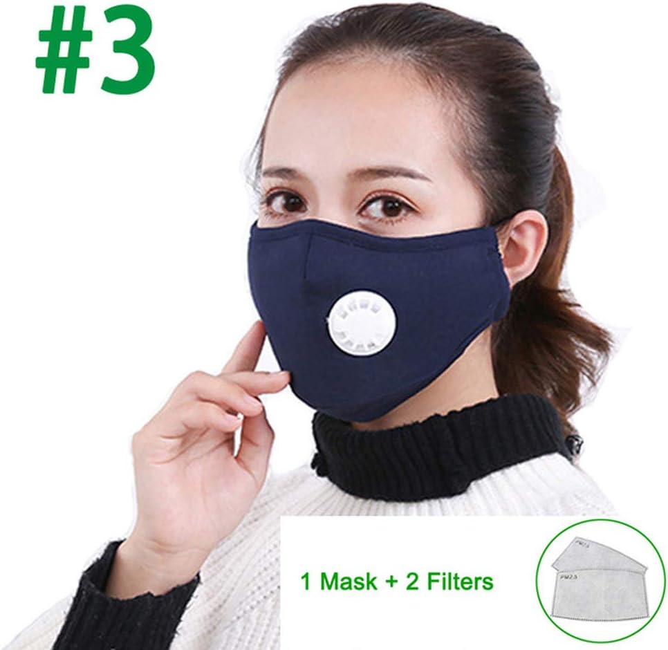 OUCHANGJIE Anti-pollution masks dust masks washable reusable mask cotton unisex mask travel/cycling mask cotton