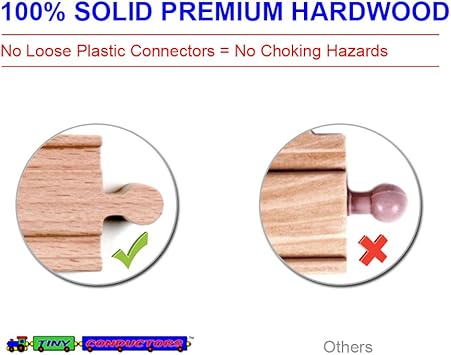 wooden train connectors