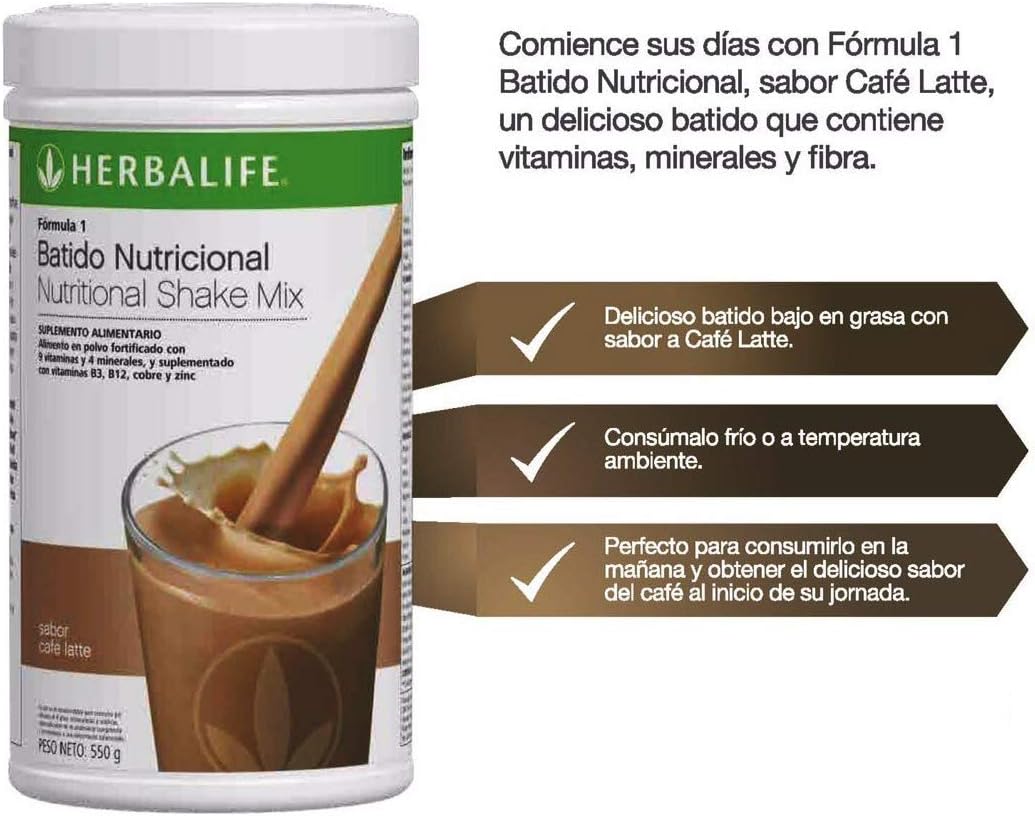 HERBALIFE Formula 1 Shake 550 gr. Cafe Latte Amazon.de